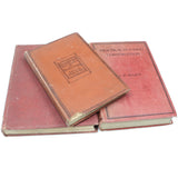 3x Old Building Books