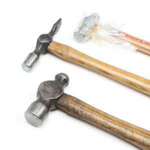 3x Ball-Pein / Cross-Pein Hammers (Ash, Hickory)