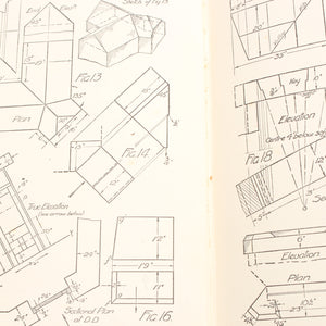 3x Old Building Books