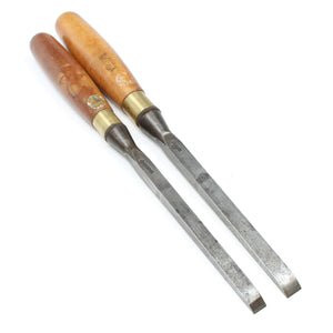 2x Wm Marples Sash Mortice Chisels - 11mm, 14mm (Boxwood)