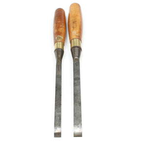 2x Wm Marples Sash Mortice Chisels - 11mm, 14mm (Boxwood)