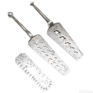 3x Old Drill / Wire Gauges - OldTools.co.uk