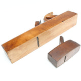 Old Wooden Jack Plane and Small Smoothing Plane (Beech) - OldTools.co.uk