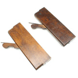 2x Old Early Mutter Wooden Ogee Planes (Beech) - OldTools.co.uk
