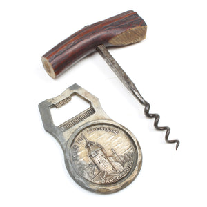 Vintage Corkscrew and Bottle Opener