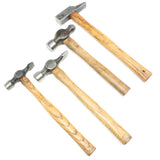 4x Old Hammers (Ash) - OldTools.co.uk