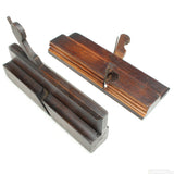 3x Old Early Madox Wooden Planes C. 1748-1775 (Beech)
