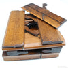 9x Old Early Madox Wooden Hollow & Round Planes C. 1748-1775 (Beech)