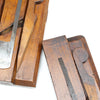 9x Old Early Madox Wooden Hollow & Round Planes C. 1748-1775 (Beech)