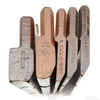 9x Old Early Madox Wooden Hollow & Round Planes C. 1748-1775 (Beech)