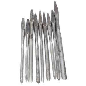 9x Spoon/Scoop/Shell Auger Drill Bits - OldTools.co.uk