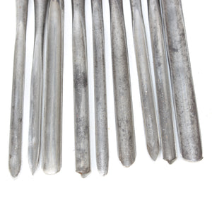 9x Spoon/Scoop/Shell Auger Drill Bits - OldTools.co.uk