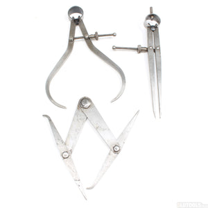 Starrett Multi-Angle Tool & 2x Old Moore & Wright Calipers