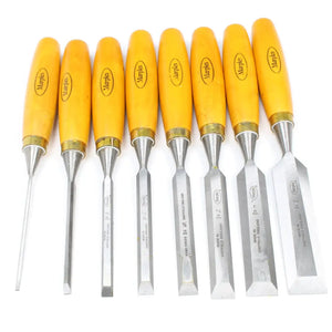 SOLD - 8-Piece Marples Bevel Edge Chisels Set (Boxwood) CHISELS