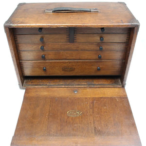 SOLD - Old M&W Engineers Toolbox (Oak) - UK ONLY Other Tools
