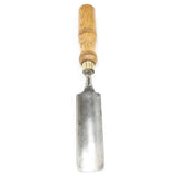 SOLD - Old Wide Outcannel Firmer Gouge - 1 1/2’’ (Ash) CHISELS