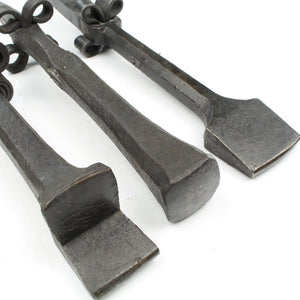 3 Vintage Scythe / Stake Anvils - OldTools.co.uk