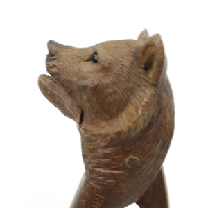 Hand Carved Nut Crackers - Bear - OldTools.co.uk