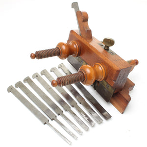 SOLD - Buck Screw-Stem Plough Plane (Beech, Boxwood)