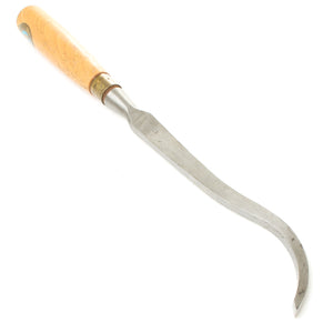 SOLD - Swan Neck Mortice Chisel - 9.5mm (Beech)