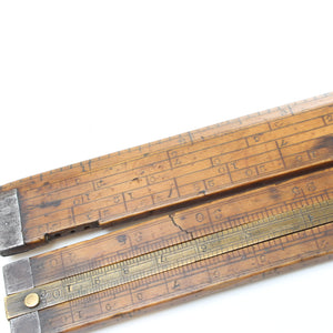 Old Early Wooden Slide Rule (Boxwood)