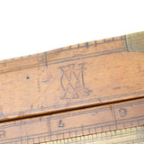 Old Early Wooden Slide Rule (Boxwood)