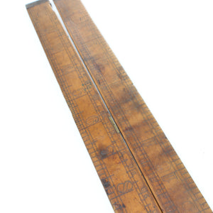 Old Early Wooden Slide Rule (Boxwood)