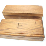 2x Boxed Sharpening Stones - Medium-Fine (Beech, Pine)