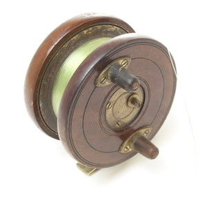 Old Wooden Fishing Reel