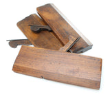 3x Wooden Hollow and Round Planes (Beech)