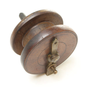 Old Wooden Fishing Reel