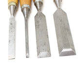 SOLD - 4x Old Marples Chisels (Ash)