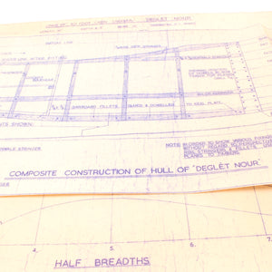 Old Large Scale Ship / Boat Plans