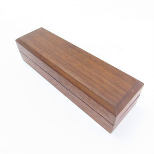 SOLD - Boxed Oilstone Sharpening Stone (Mahogany)