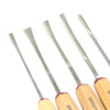 SOLD - 5x Pfeil Fishtail Wood Carving Tools (Ash)