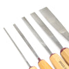 SOLD - 5x Pfeil Wood Carving Gouges - Series 2 (Ash)