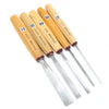 SOLD - 5x Pfeil Wood Carving Gouges - Series 2 (Ash)