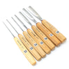 SOLD - 7x Pfeil Wood Carving Gouges - Series 3 (Ash)