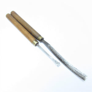 2x Wood Carving Tools - 8mm, 11mm (Beech)