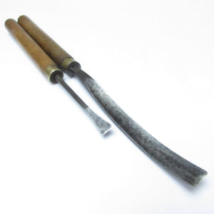 2x Wood Carving Tools - 8mm, 11mm (Beech)