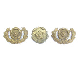 3x Rose Military Badges