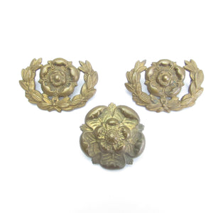 3x Rose Military Badges