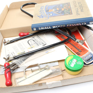 Old Hobbies Tool Set + Hobbies Book