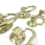 6x Brass Handles