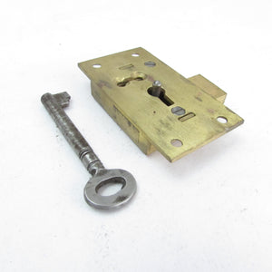 Brass Lock - 2 Lever - 51mm x 28mm