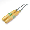 2x Henry Taylor Carving Tools - Sweep 9 & 19 (Beech)