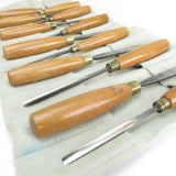 SOLD - 12x Wm Marples Carving Tools Set (Beech)