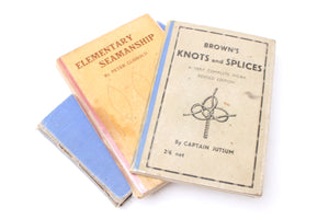 3x Old Navy Ships, Seamanship and Knots Books