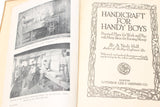 Old Handi-Craft For Handy Boys Book - C.1911 (USA)