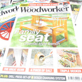 7x 'The Woodworker & Woodturner' Magazines